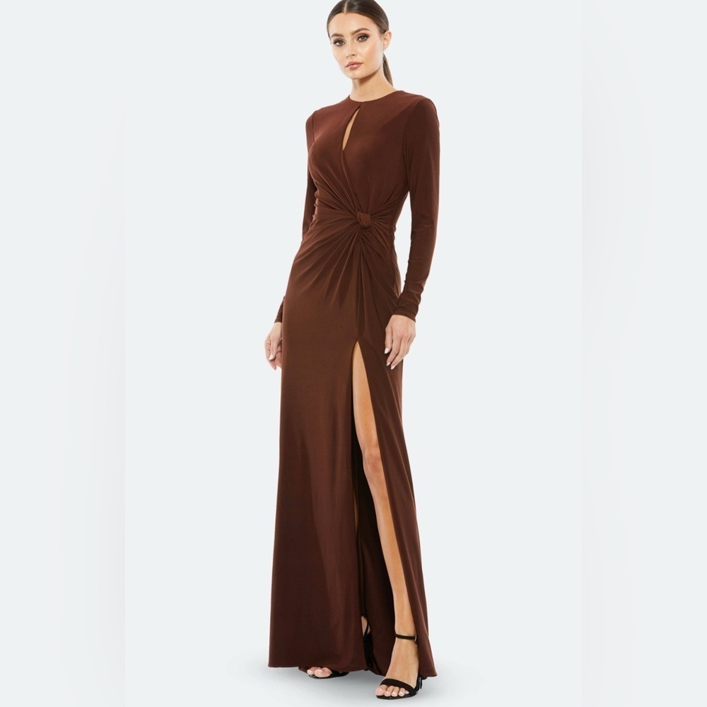 Mac Duggal Women's Draped Gown 4